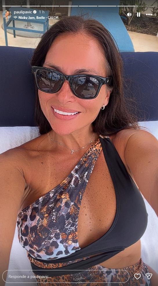 Paula Pavic disfruta el verano con sus hijas | Crédito: Instagram @paulapavic