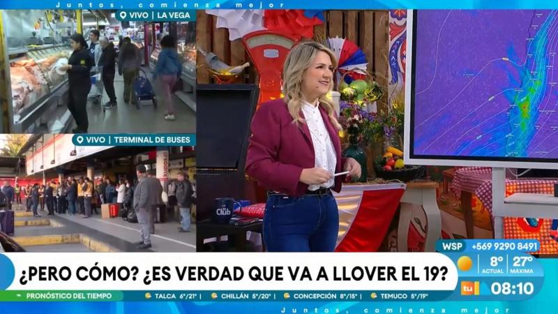 El pronóstico de Michelle Adam en Fiestas Patrias