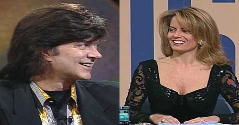Camilo Sesto y Cecilia Bolocco en Viva el Lunes (1996)
