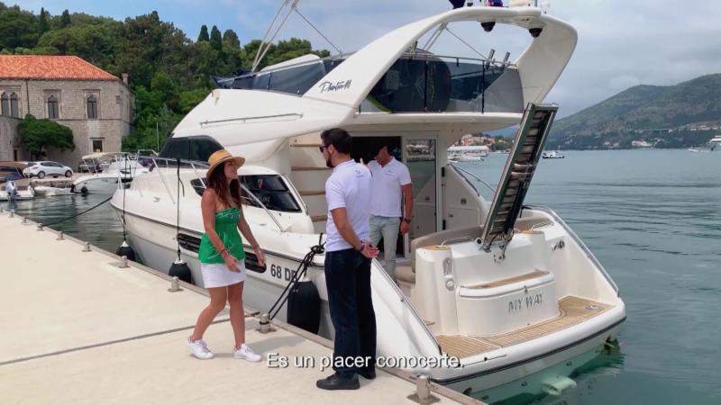 María Gracia Subercaseaux en las Islas Dálmatas de Croacia