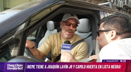 José Antono Neme revela dos nombres de su lista negra.