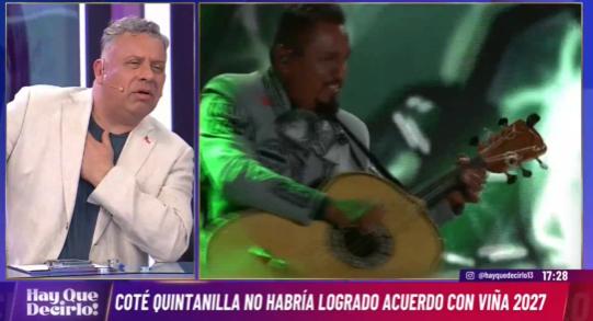 La crítica de Willy Sabor a Mega por ausencia de María José Quintanilla en Viña.