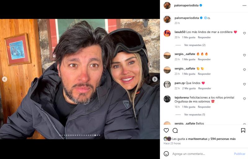 Paloma Aliaga y Cristóbal Valenzuela | Crédito: Instagram Paloma Aliaga