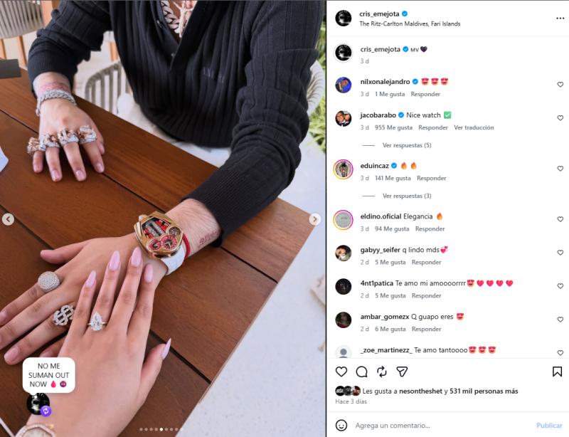 Cris MJ y Aracely Belén | Crédito: Instagram @cris_emejota