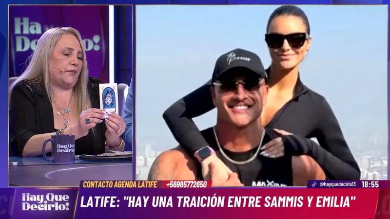 Latife Soto y el supuesto quiebre de Emilia Dides con Sammis Reyes
