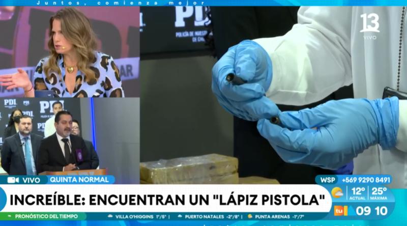 Lápiz pistola es hallado en incautación de drogas.