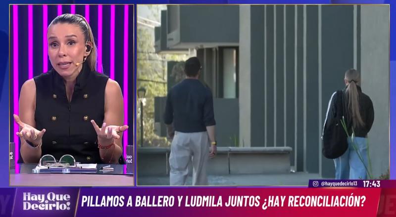 Equipo de ¡Hay que decirlo! pilló a Álvaro Ballero y Ludmila Ksenofontova juntos