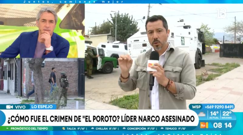 Asesinato de El Poroto en Lo Espejo: recibió al menos 8 disparos.