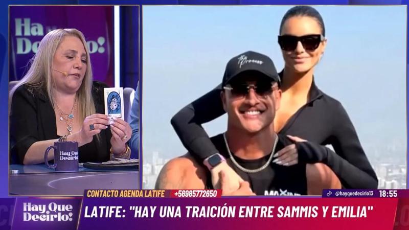 Latife Soto y el supuesto quiebre de Emilia Dides con Sammis Reyes | Captura