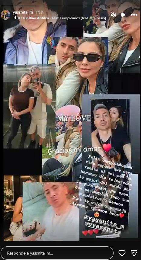 Pareja de la mamá de Marcianeke cumplió 45 años | Crédito: Instagram @yassnita_m