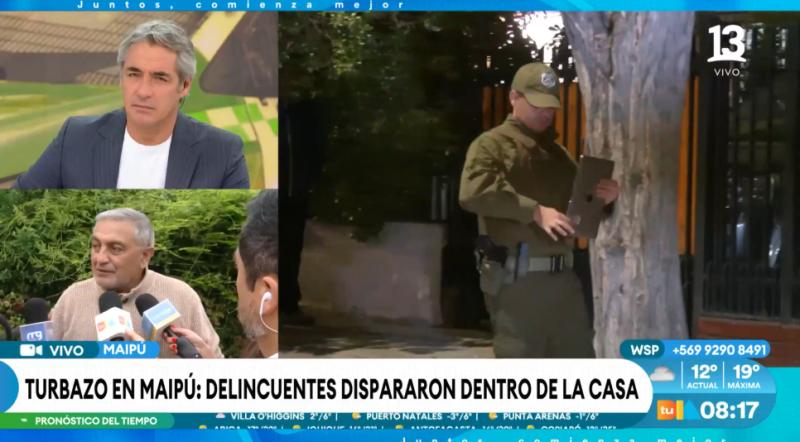 Violento turbazo en la comuna de Maipú.