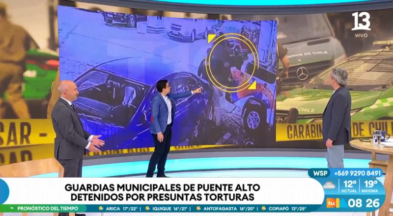 Guardias municipales de Puente Alto detenidos por presuntas torturas.