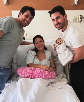 Celebró el nacimiento de una nueva integrante de su familia.