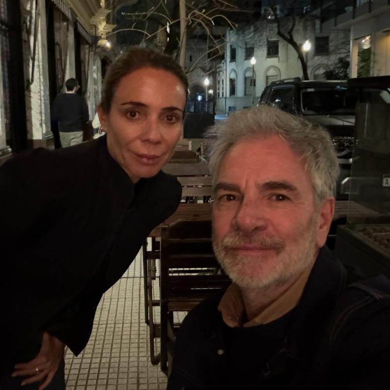 Rudolphy y su esposa disfrutan de Buenos Aires | Crédito: Instagram @catacomandaria