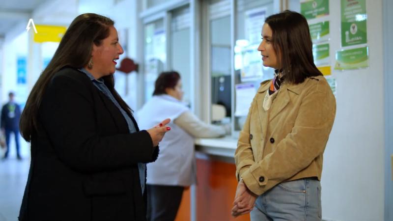 María de los Ángeles Castro, Fundadora de Infancia Primero, y Chantal Aguilar / 13C