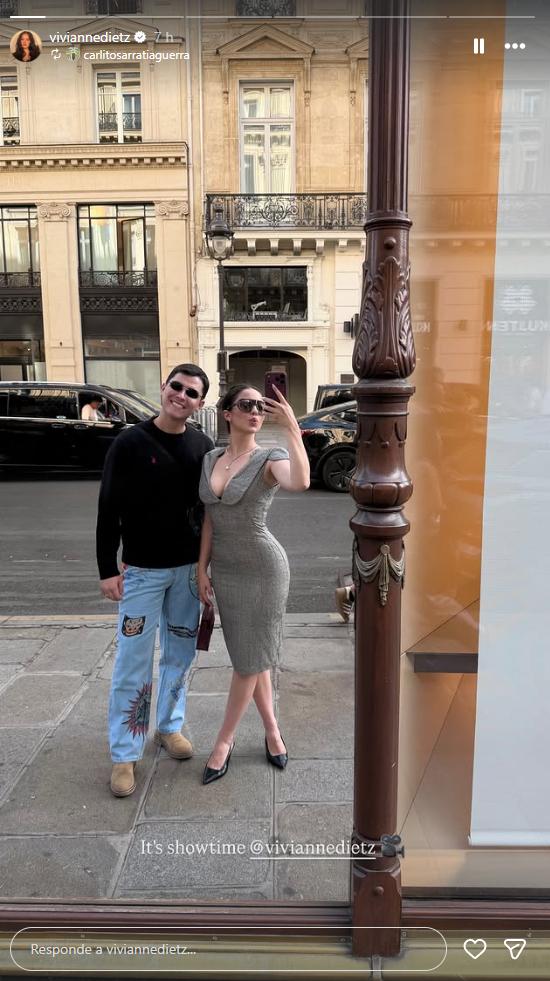 Vivianne Dietz en Paris Fashion Week | Crédito: Instagram @viviannedietz