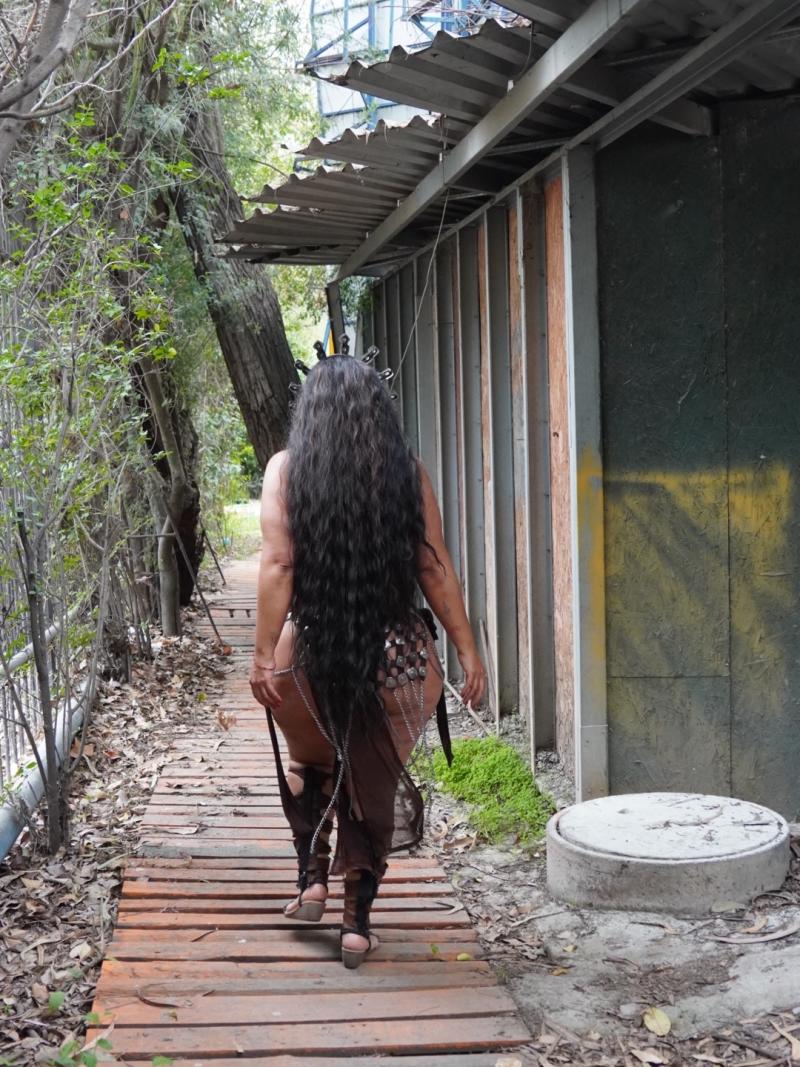 Pamela Leiva se transformó en la princesa Nadine | Crédito: Instagram @pameleiva