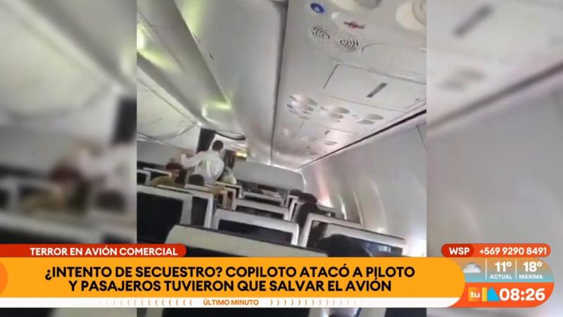 Copiloto habría atacado a piloto de avión en pleno vuelo hacia Israel