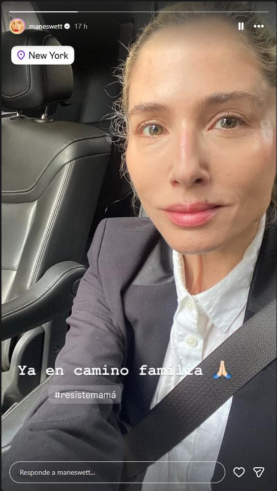Mane Swett vuelve a referirse al proceso por la custodia de su hijo | Crédito: Instagram @maneswett