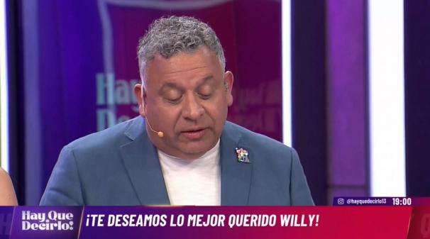 Willy Sabor se despide de sus compañeros.