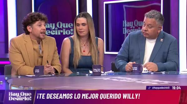 Matías Vega dedica palabras a Willy Sabior.