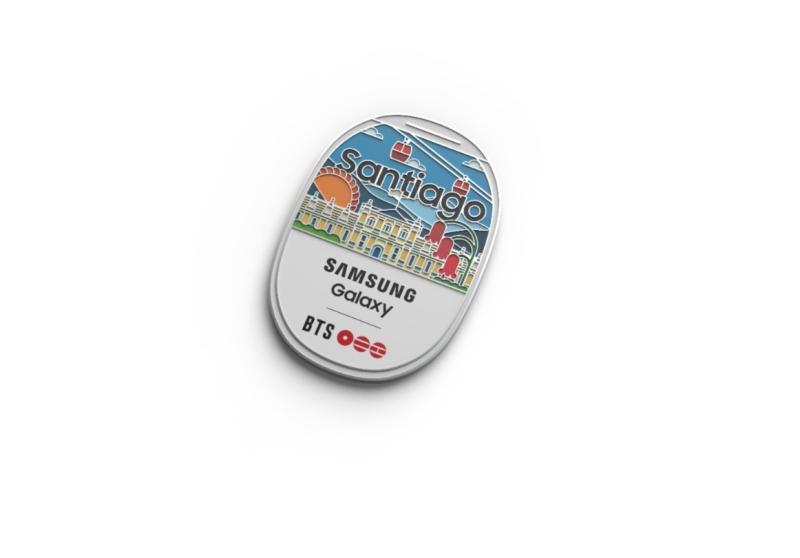 Así es el pin exclusivo de BTS