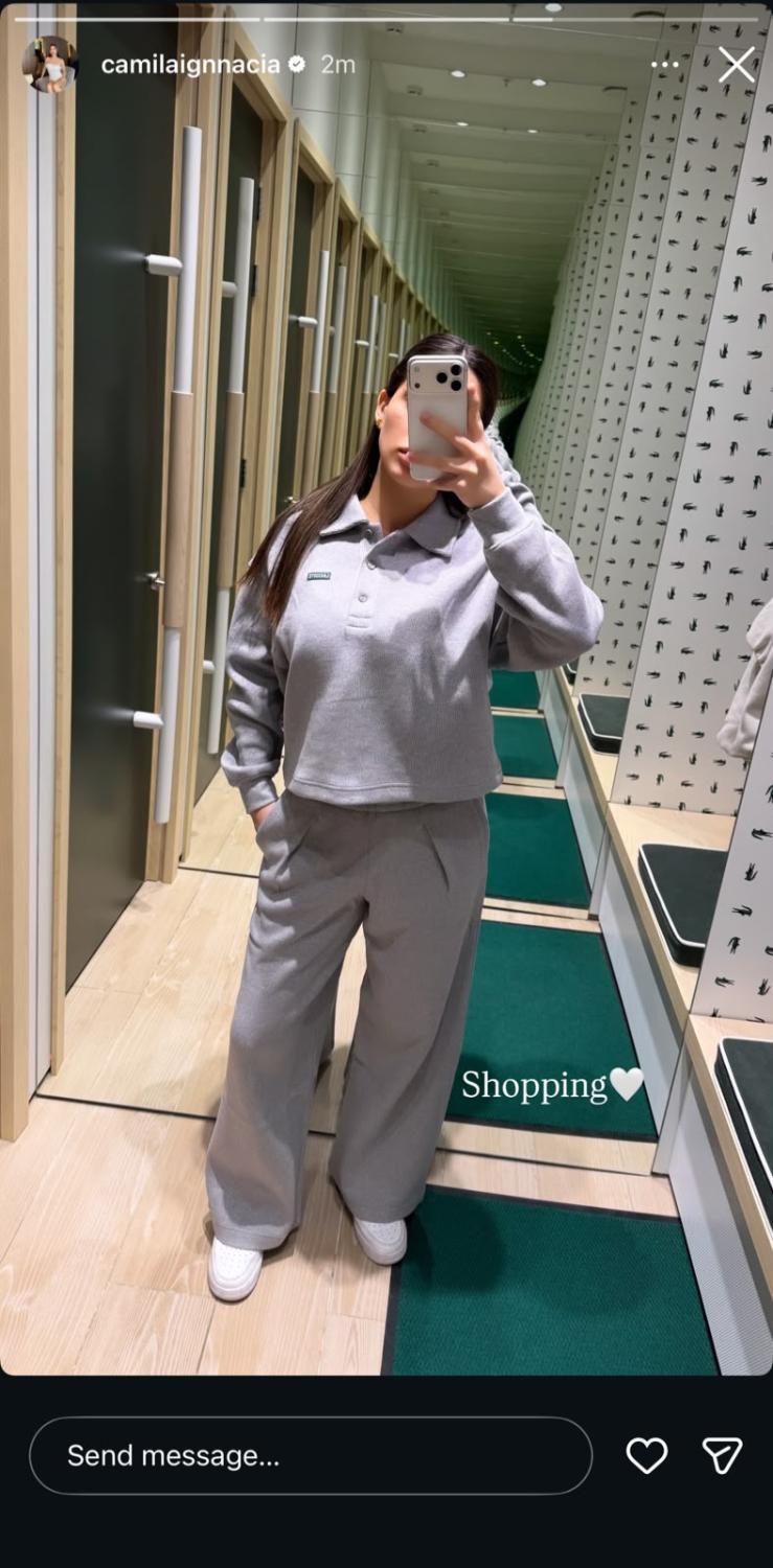 Camila en Rusia | Crédito: Instagram @camilaignnacia