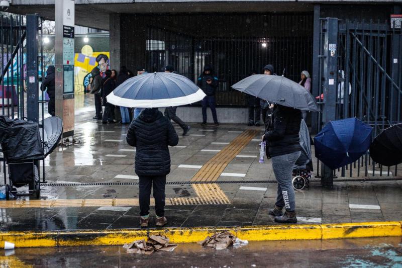 Lluvias por 24 horas para la región Metropolitana.