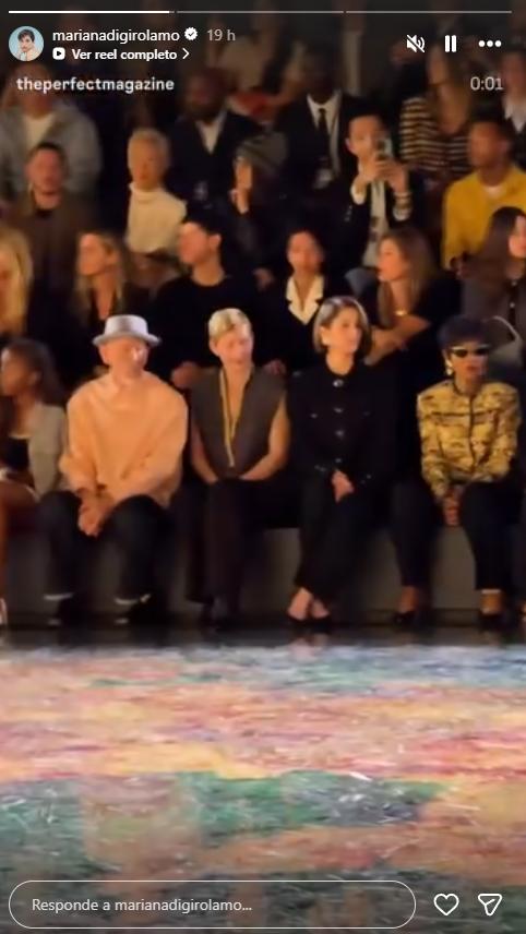 Mariana Di Girolamo también estuvo presente en desfile de Chanel en Paris Fashion Week | Crédito: Instagram @marianadigitolamo
