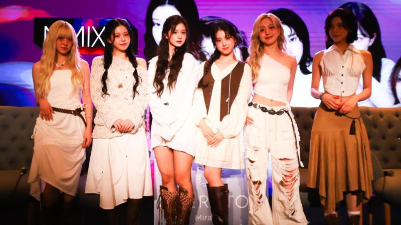 Grupo K-pop NMIXX presente en Viña 2026 | Crédito: Aton