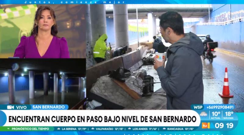 Hallan cuerpo de un hombre en paso bajo de nivel en San Bernardo.