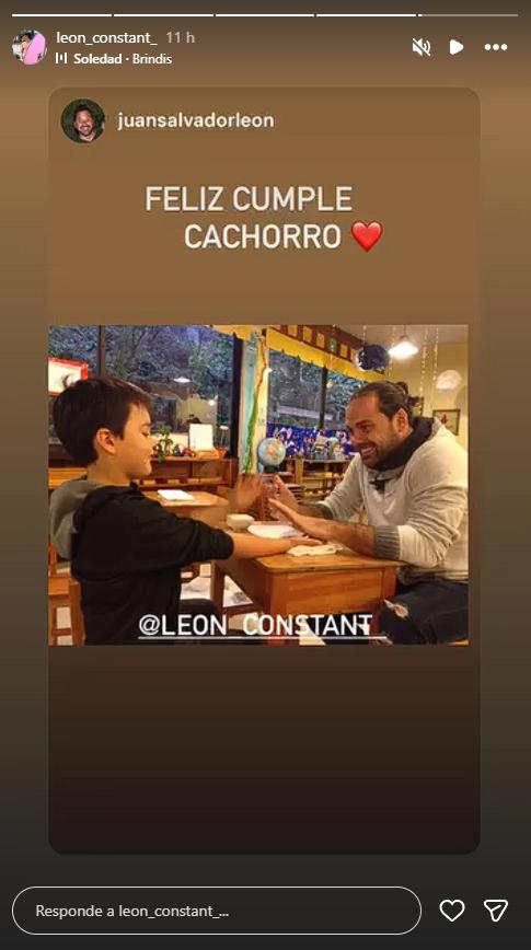 Padre de Pedro lo saluda por su cumpleaños | Crédito: Instagram @leon_constant_