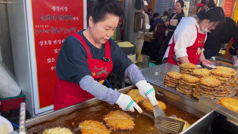 Comida en el Mercado Gwangjang / 13C