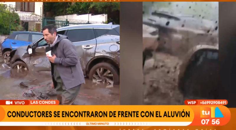Las Condes: el día después del aluvión.