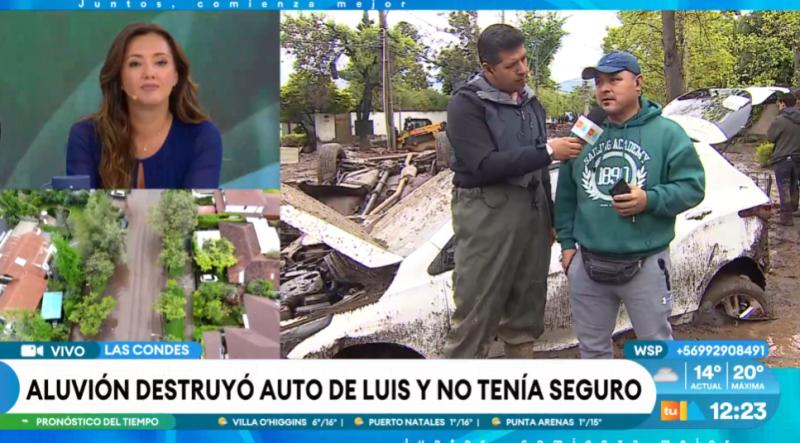 Aluvión destruyó su auto de Luis y amigo de Tu Día le regaló uno.