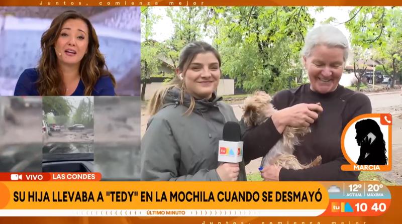 Marcia relató a Tu Día el drama de su familia durante el aluvión