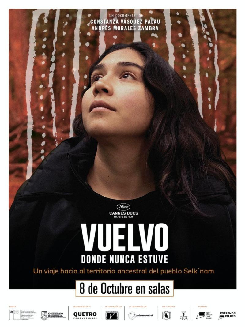 “Vuelvo donde nunca estuve” llega a salas de Santiago con funciones en Centro Arte Alameda, CCC, Sala K y Sala de Cine UC.