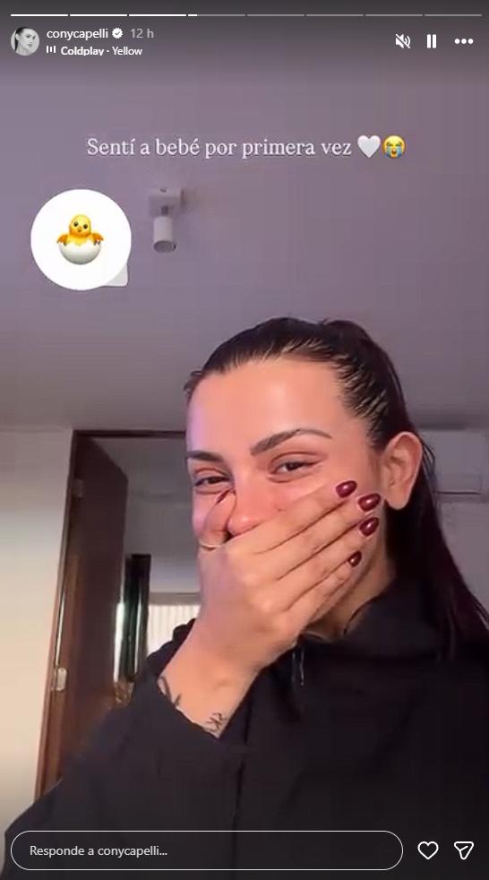 Cony Capelli sintió a su bebé a las 19 semanas | Crédito: Instagram @conycapelli