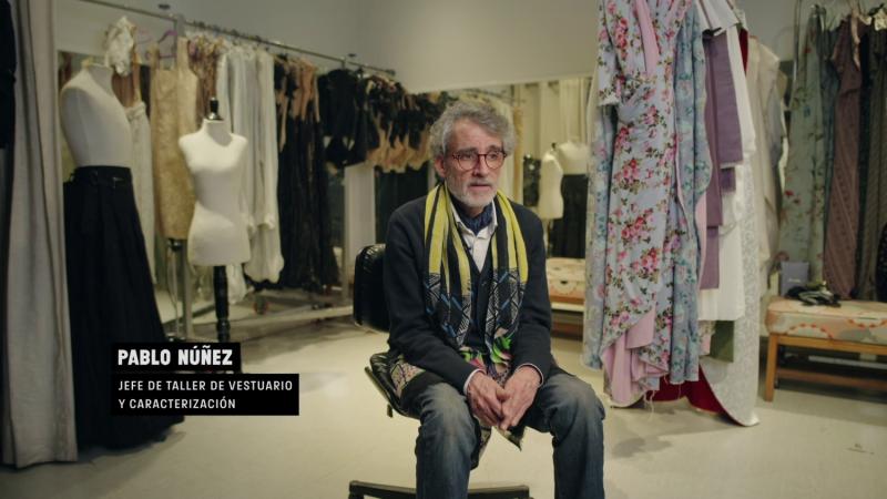 Pablo Nuñez, jefe del taller de vestuario y caracterización / Teatro Abierto