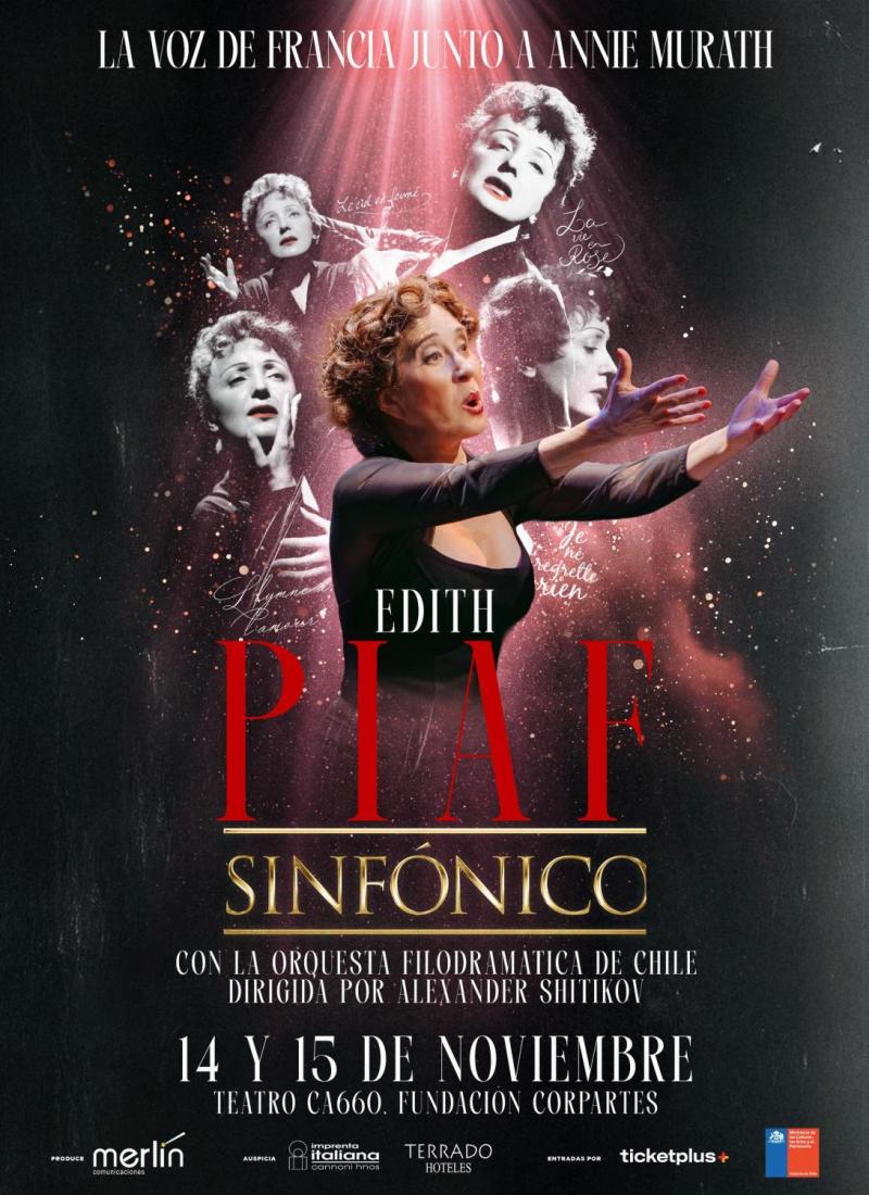 Edith Piaf Sinfónico: La voz de Francia con Annie Murath.