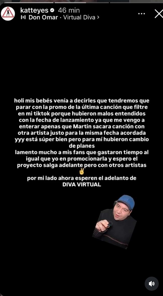 Katteyes y Martin White protagonizan polémica por colaboración | Crédito: Instagram @dani.veintiuno