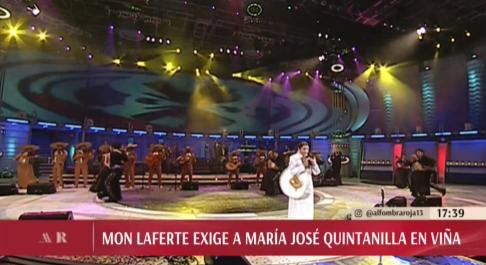 Mon Laferte exige a María José Quintanilla.