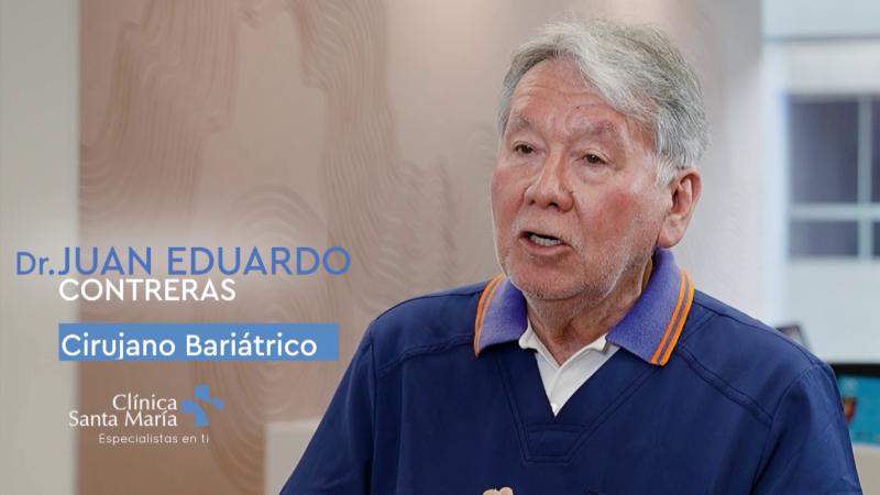 doctor Juan Eduardo Contreras, cirujano bariátrico de la Clínica Santa María