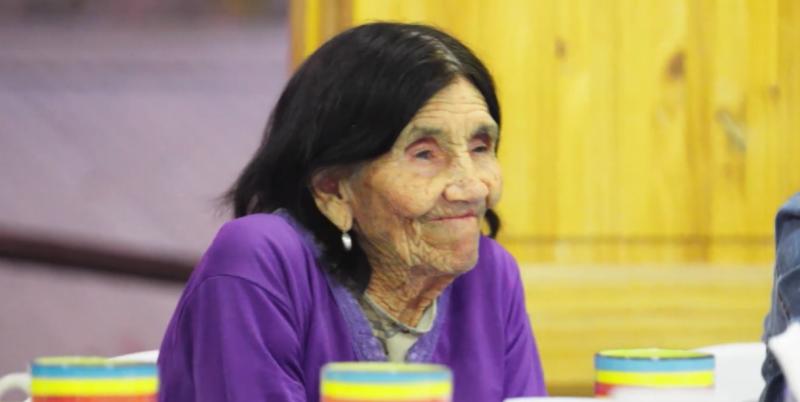 La señora Dionila fue beneficiada con ayudas.