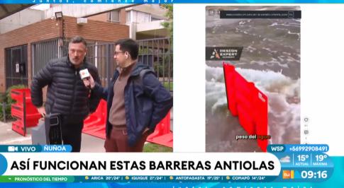 Edificio en Ñuñoa instala barreras antiolas.