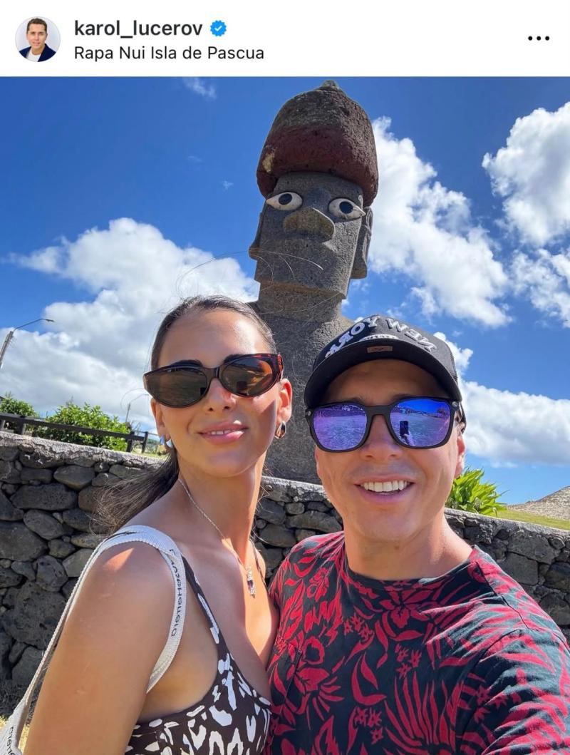 Karol Lucero y Fran Virgilio