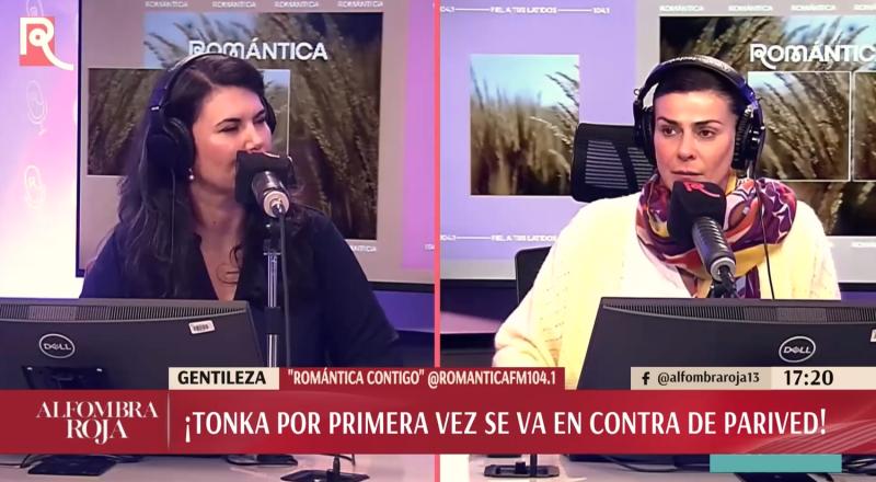 Tonka Tomicic hablando de su demanda - Créditos: Radio Romántica