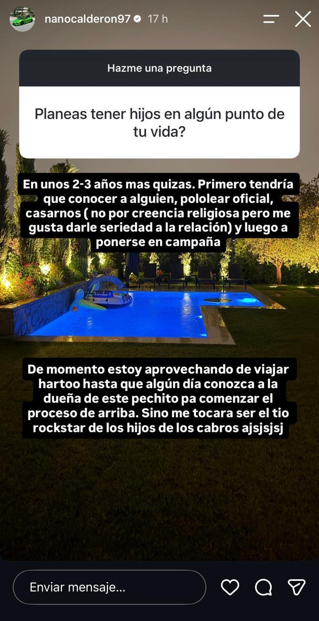 Nano Calderón - Instagram
