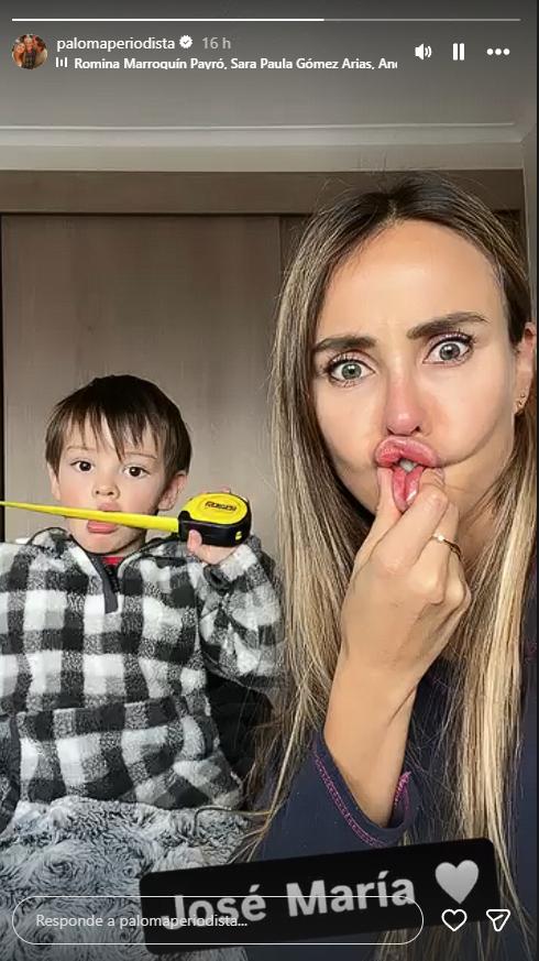 Paloma Aliaga mostró lo grande que está su hijo con Cristóbal Valenzuela | Crédito: Instagram @palomaperiodista
