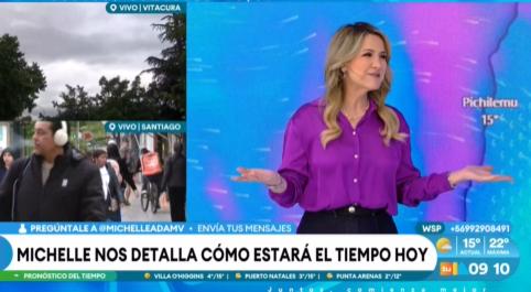 El comentario de Priscilla Vargas a Michelle Adam.